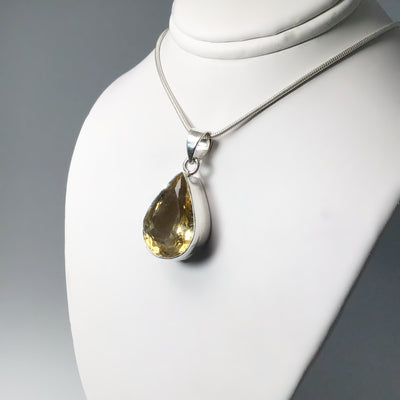 Natural Citrine Pendant