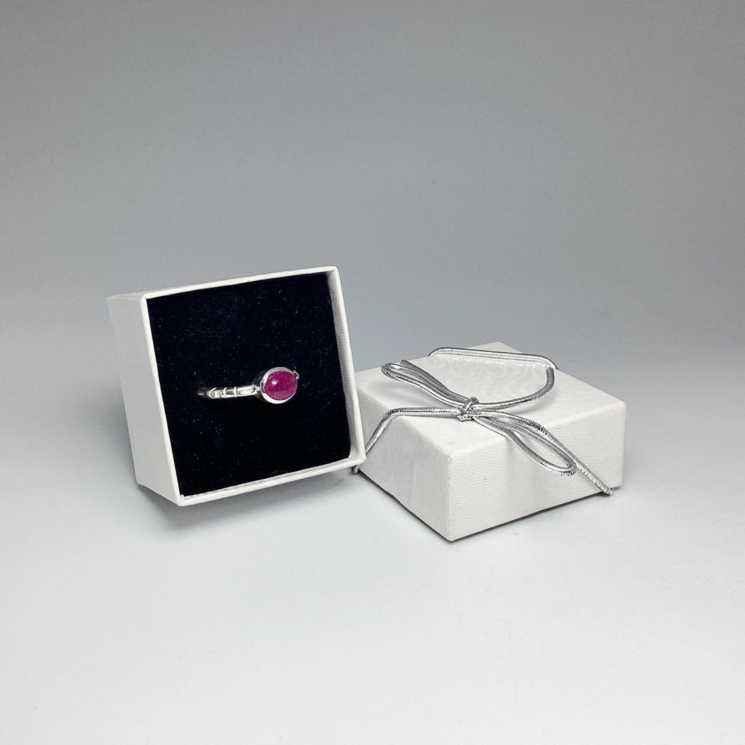 Pink Jade Ring - Rocks and Gems Canada