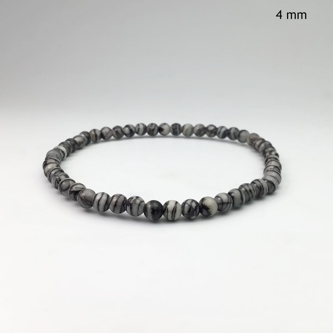 Web Jasper Beaded Bracelet - Rocks and Gems Canada