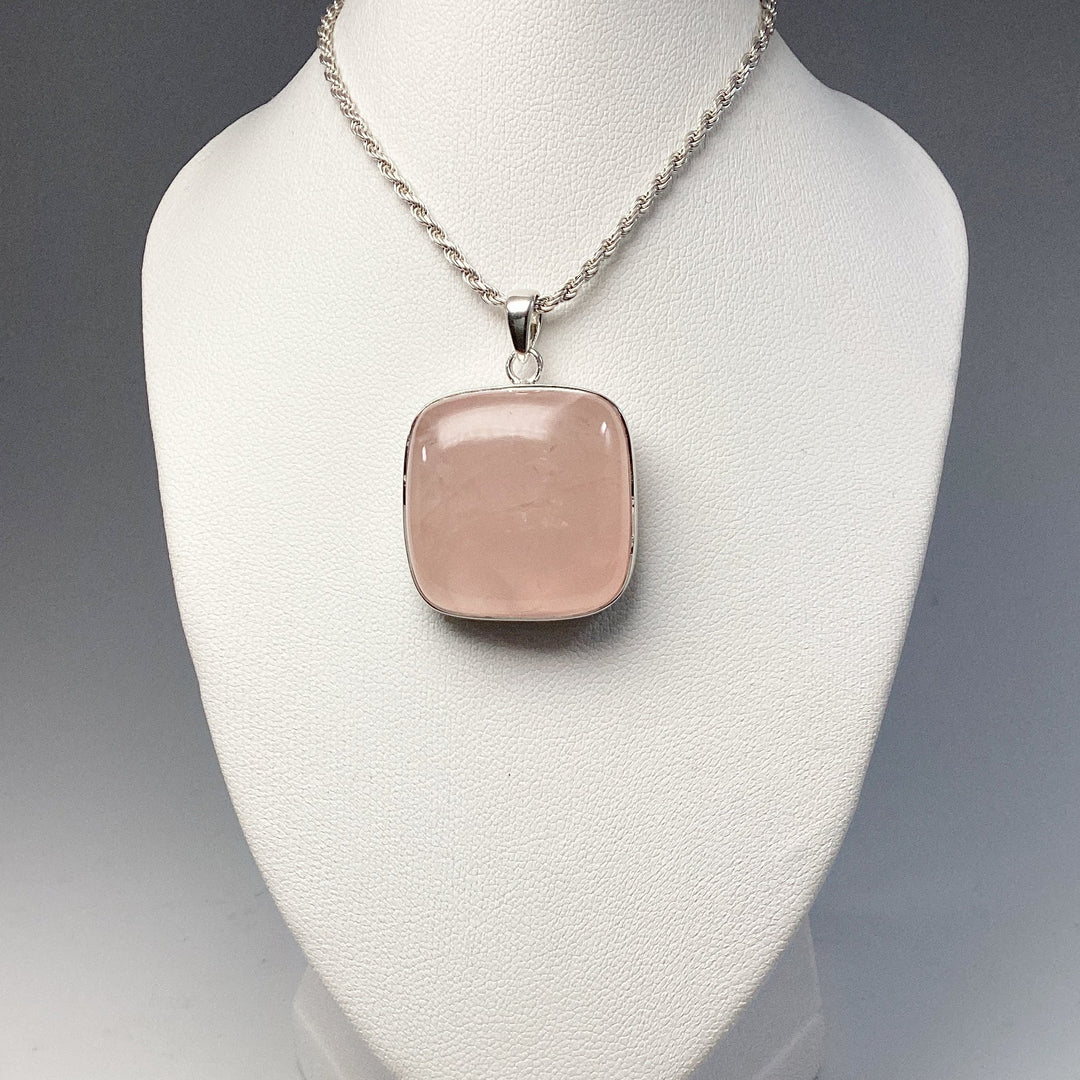 Rose Quartz Pendant - Rocks and Gems Canada