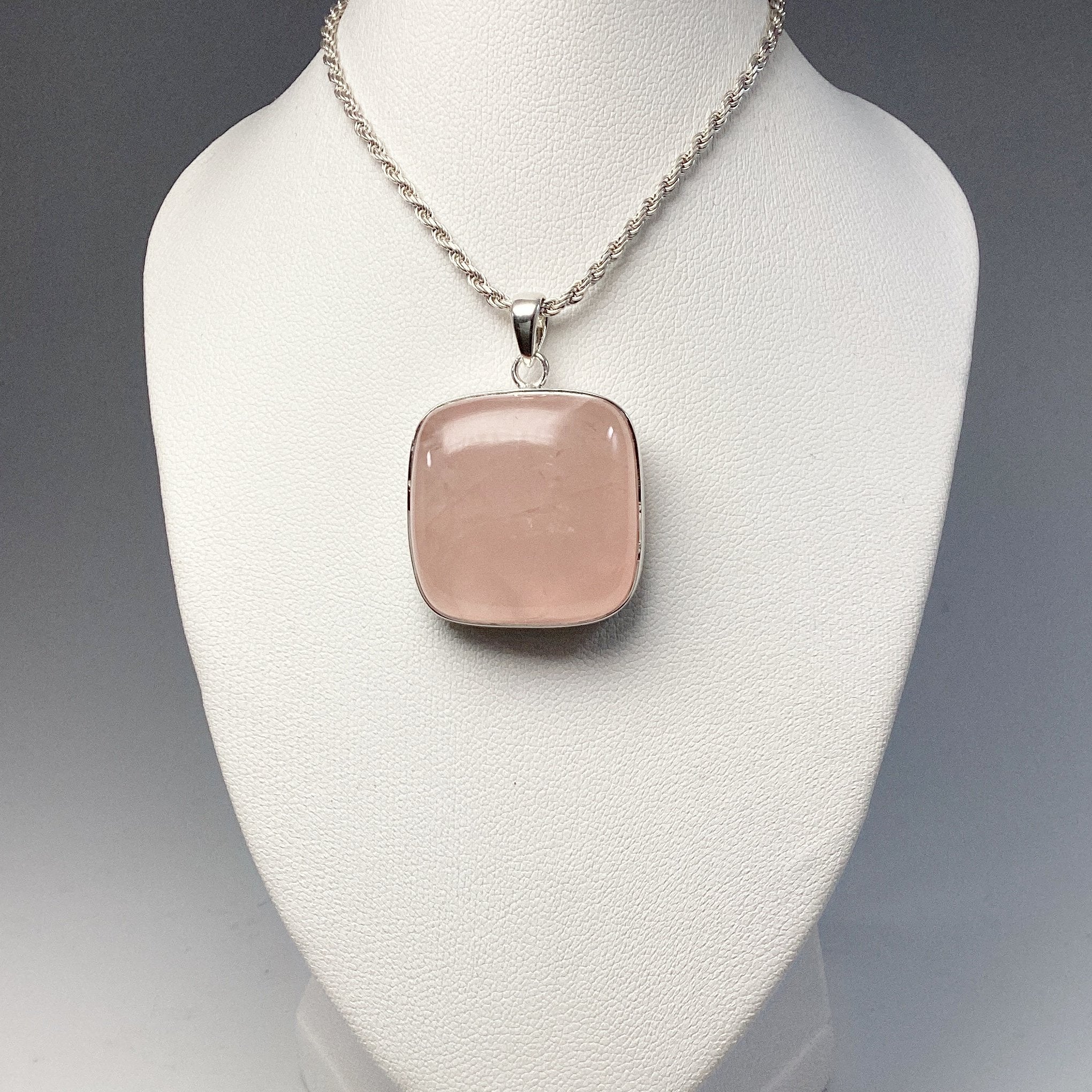 Rose Quartz Pendant - Rocks and Gems Canada