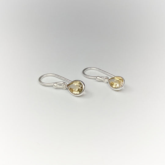 Citrine Dangle Earrings - Rocks and Gems Canada