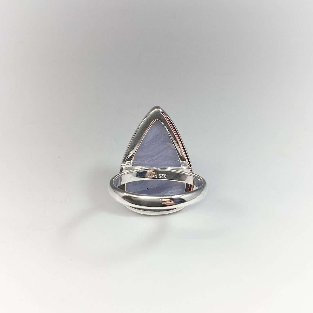 Blue Lace Agate Ring - Rocks and Gems Canada