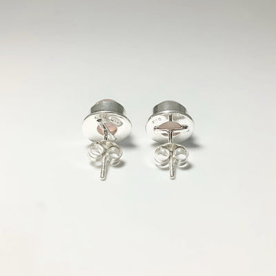 Rose Quartz Stud Earrings