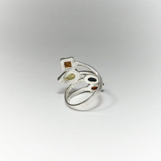 Mixed Amber Ring - Rocks and Gems Canada