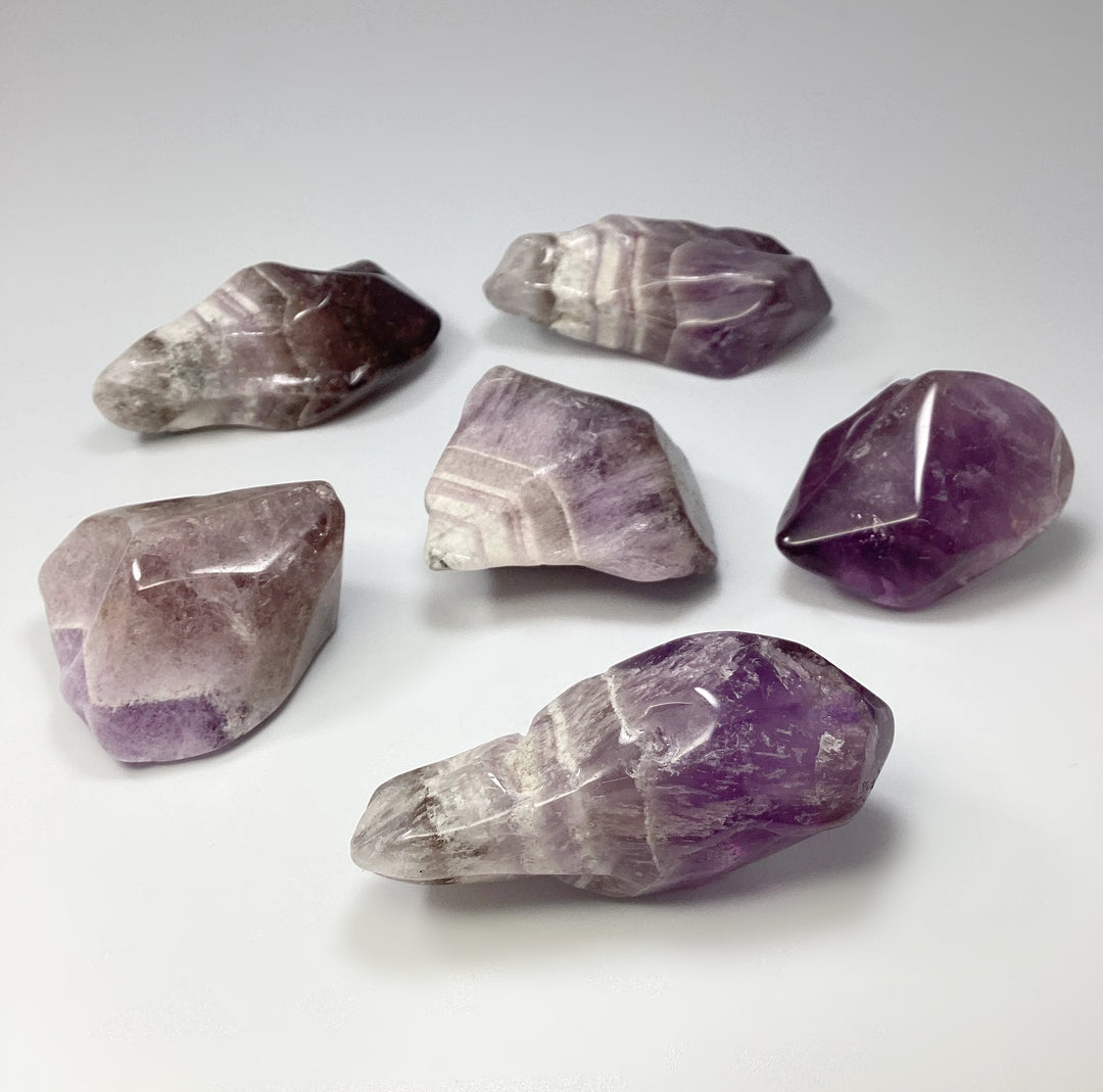 Shadow Chevron Amethyst Point - Rocks and Gems Canada