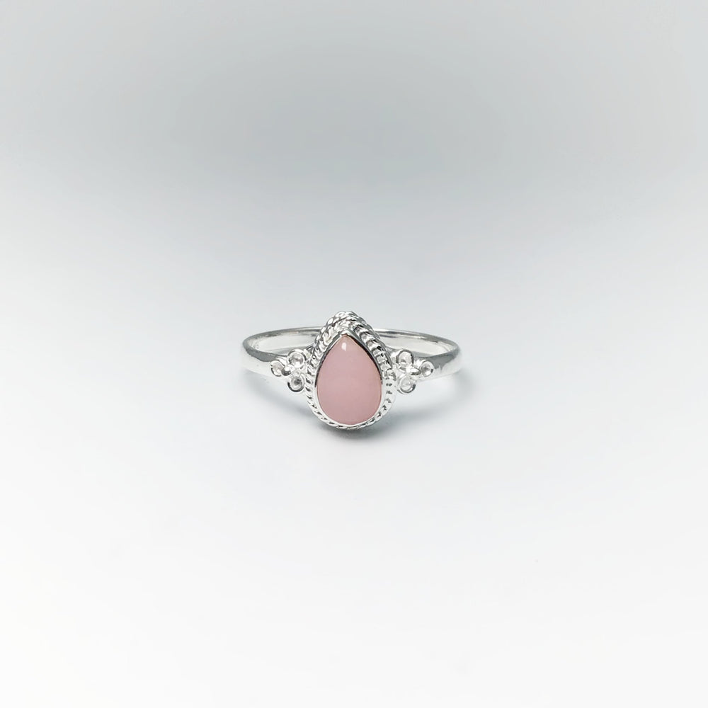 Pink Peruvian Opal Ring - Rocks and Gems Canada