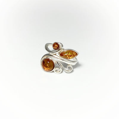 Cognac Amber Ring