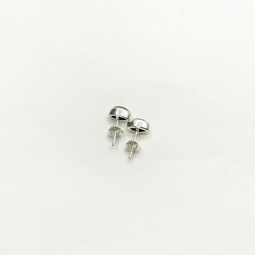 Green Tourmaline Stud Earrings - Rocks and Gems Canada