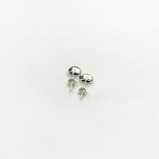 Green Tourmaline Stud Earrings - Rocks and Gems Canada