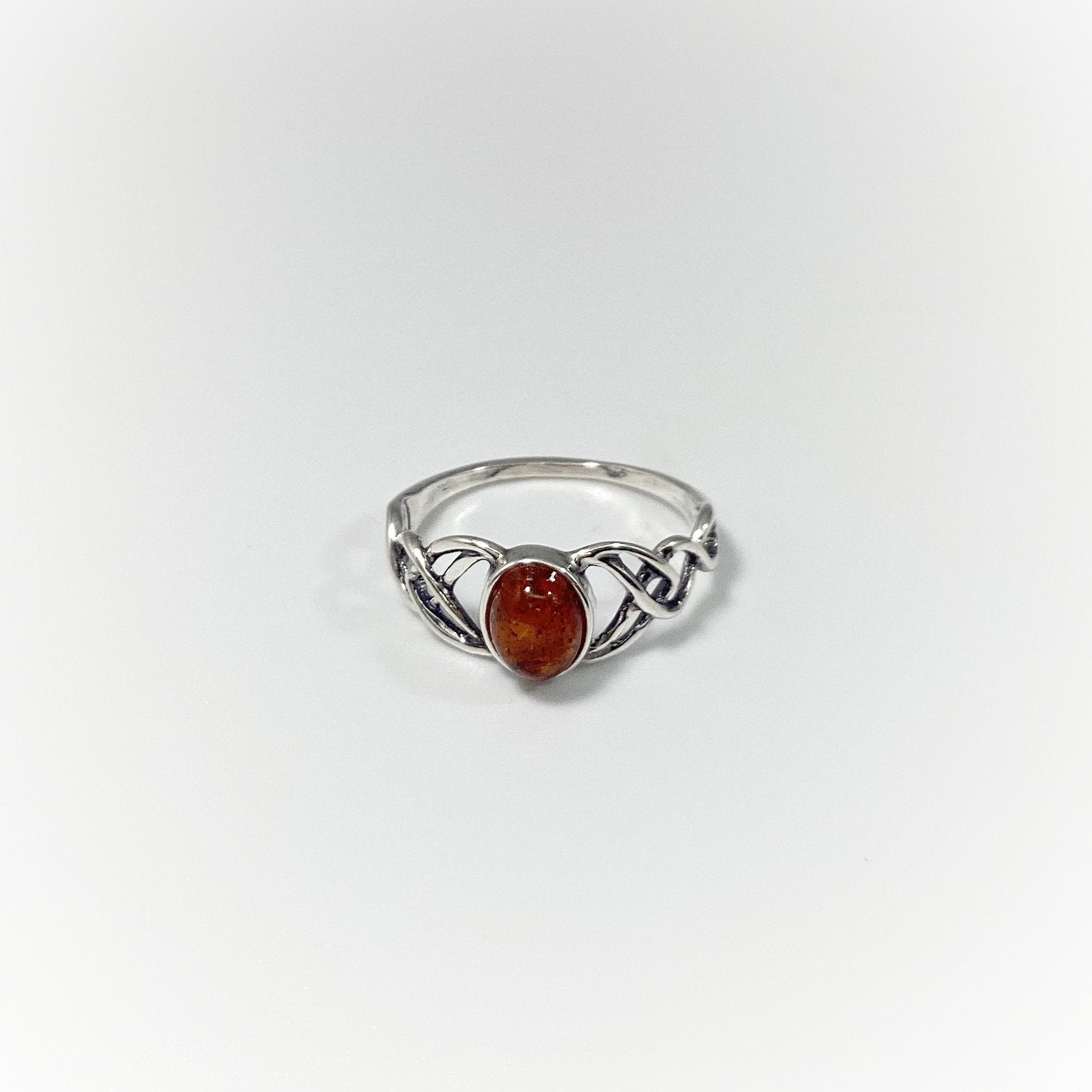 Cognac Amber Ring - Rocks and Gems Canada