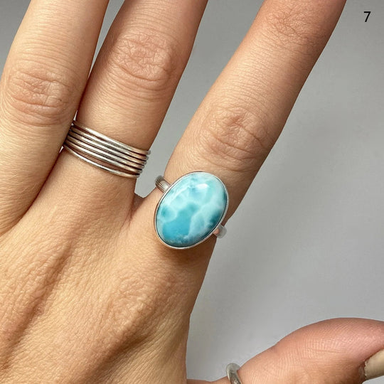 Larimar Ring - Rocks and Gems Canada