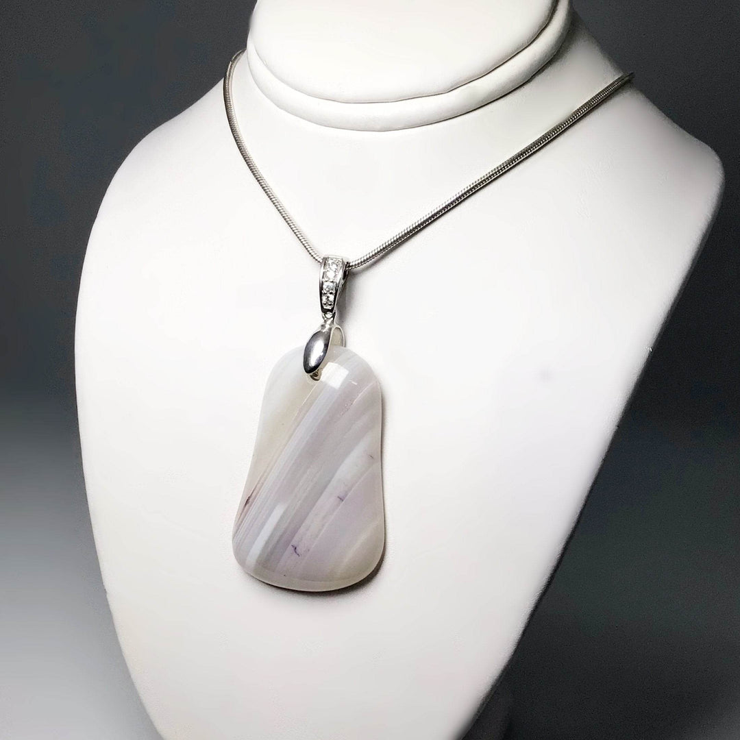 Natural Agate Pendant - Rocks and Gems Canada
