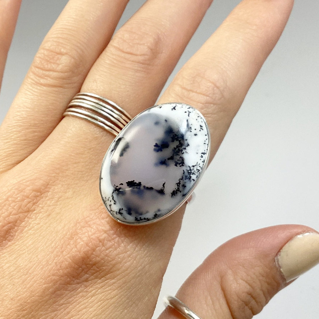 Dendritic Opal Ring - Rocks and Gems Canada