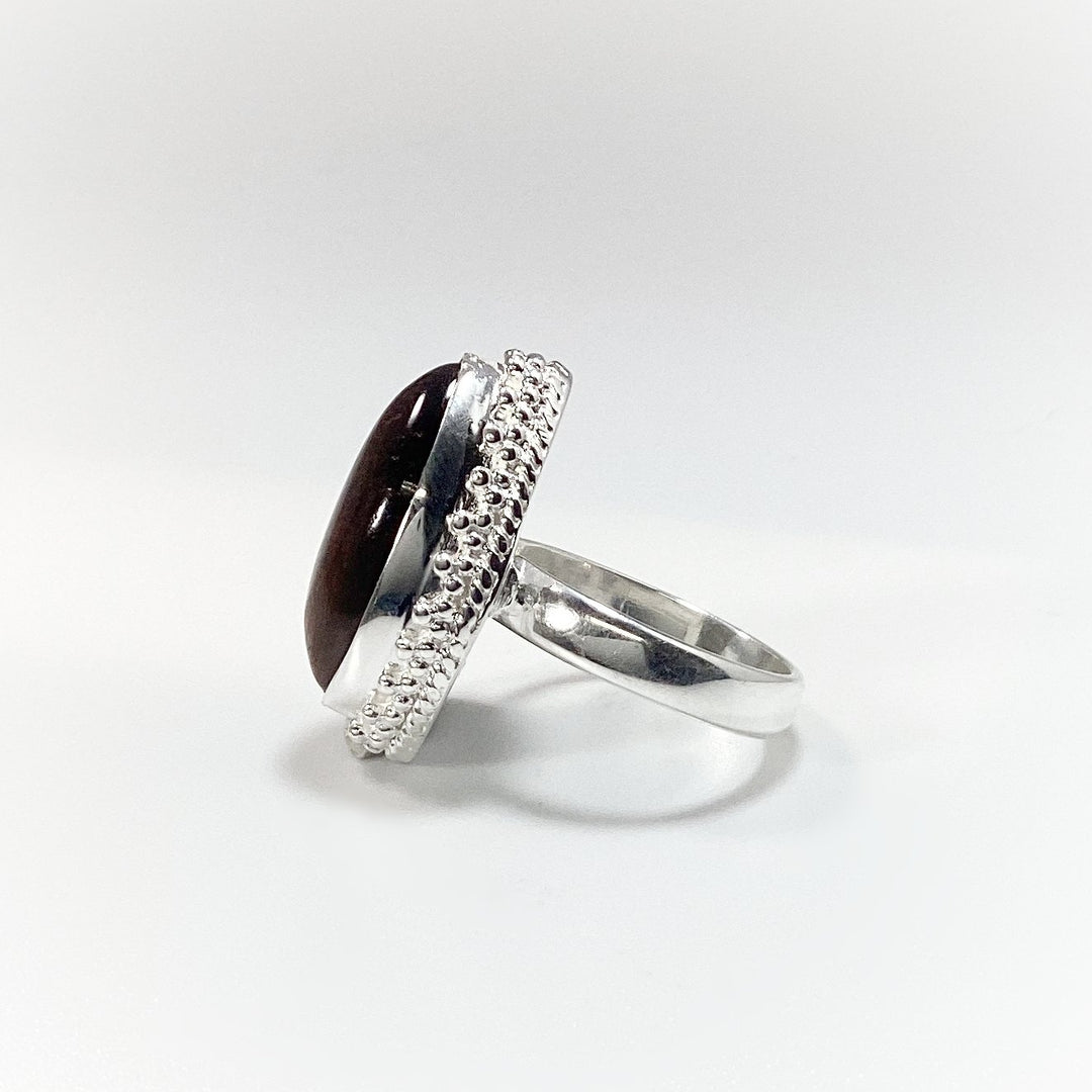 Tiger Eye Marquise Cut Ring - Rocks and Gems Canada
