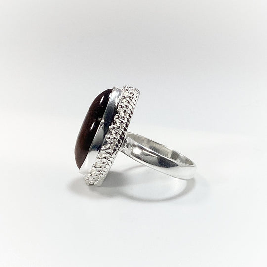 Tiger Eye Marquise Cut Ring - Rocks and Gems Canada