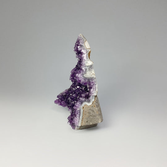 Amethyst Druze Cluster Tree Carving - Rocks and Gems Canada