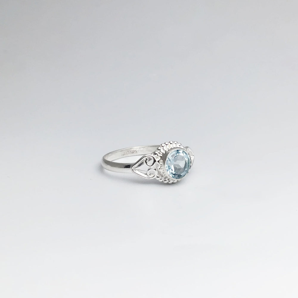 Blue Topaz Ring - Rocks and Gems Canada