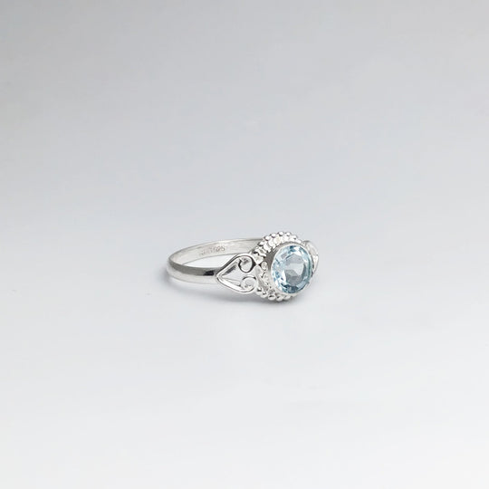 Blue Topaz Ring - Rocks and Gems Canada