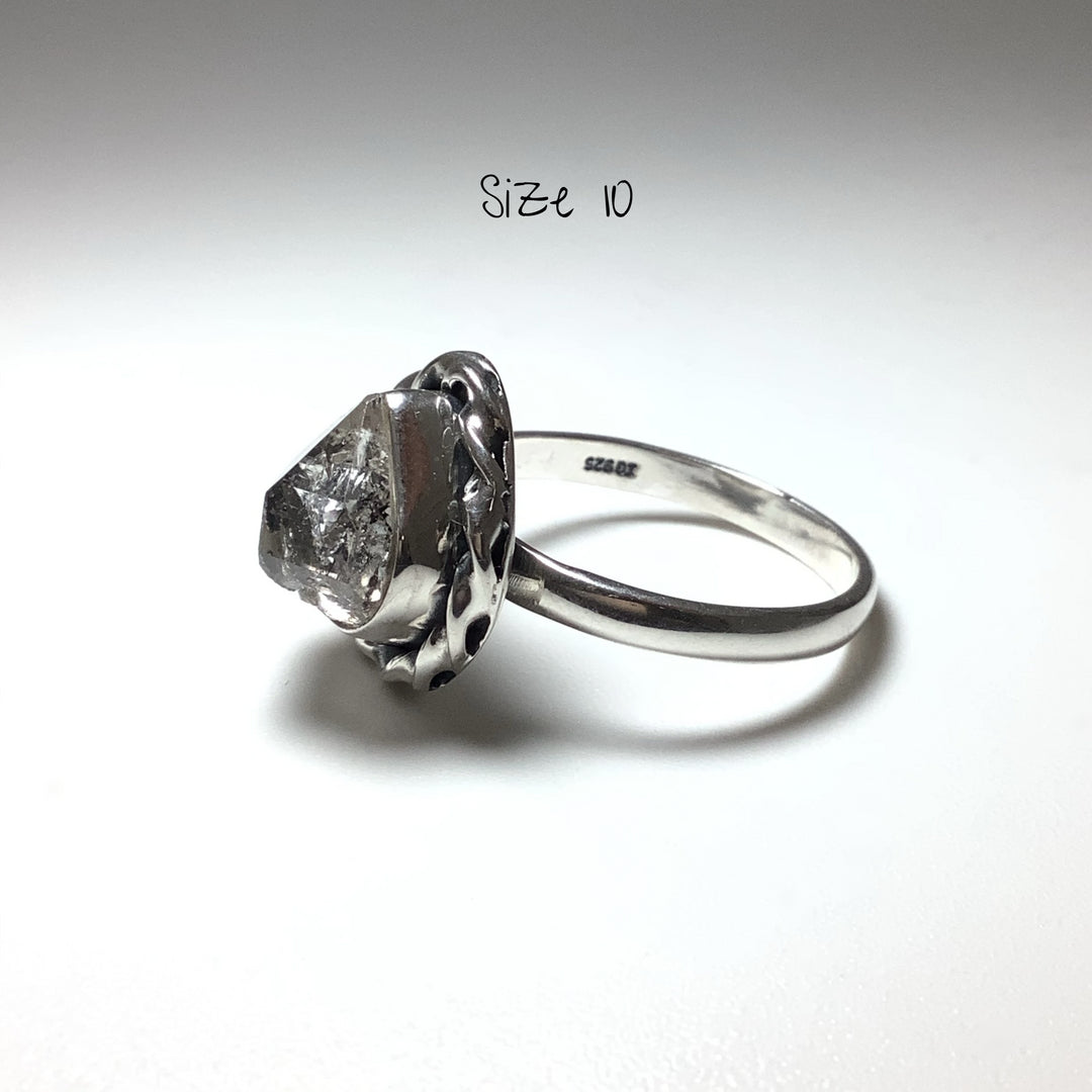 Herkimer Diamond Ring - Rocks and Gems Canada
