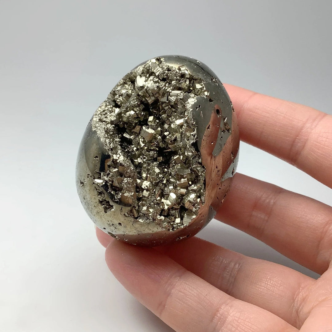Iron Pyrite Egg - Rocks and Gems Canada