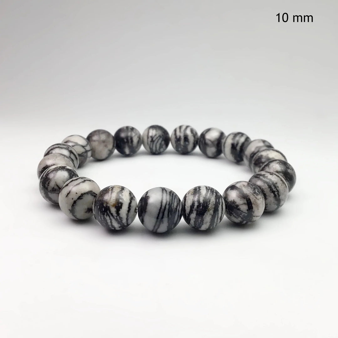 Web Jasper Beaded Bracelet - Rocks and Gems Canada