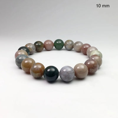 Indian Agate Beaded Bracelet