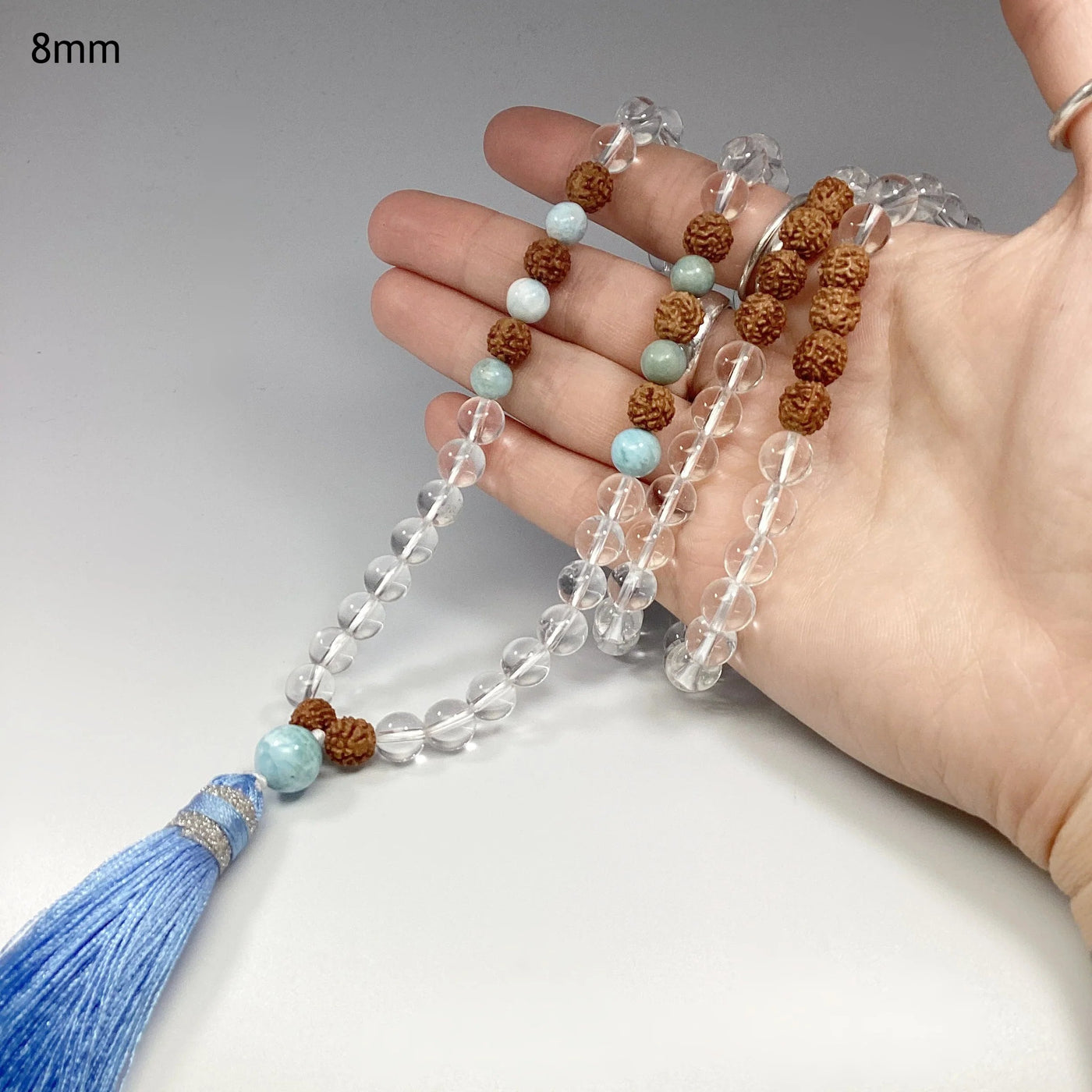 Larimar Mala Necklace