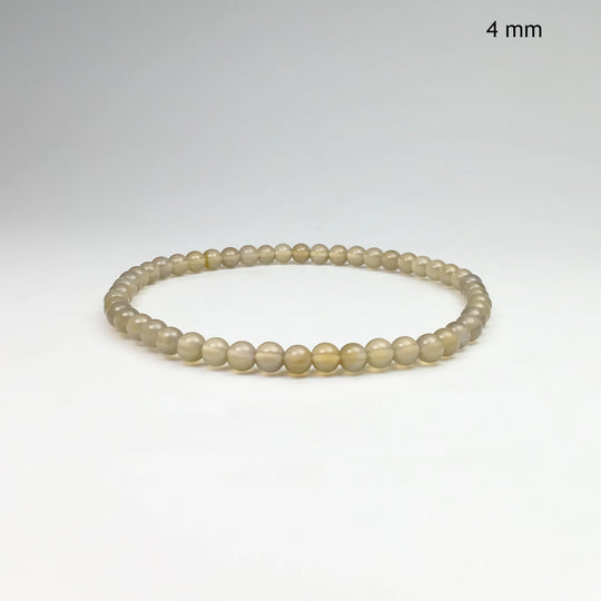 Natural Agate Beaded Bracelet - Rocks and Gems Canada