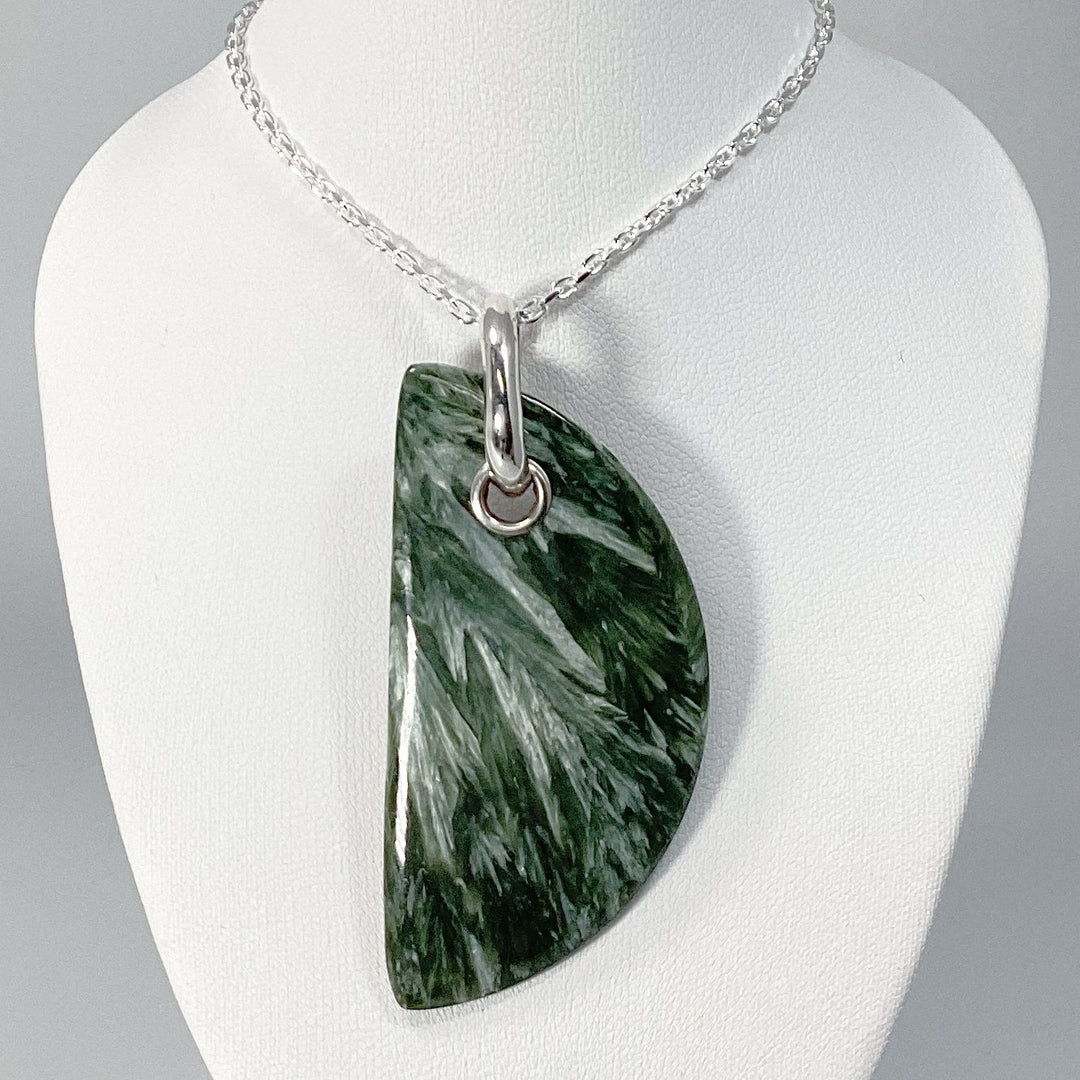 Seraphenite Pendant - Rocks and Gems Canada