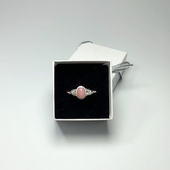 Pink Peruvian Opal Ring - Rocks and Gems Canada