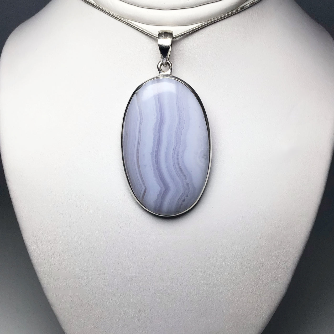 Blue Lace Agate Pendant