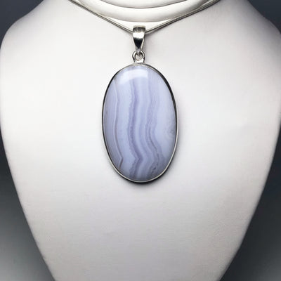 Blue Lace Agate Pendant