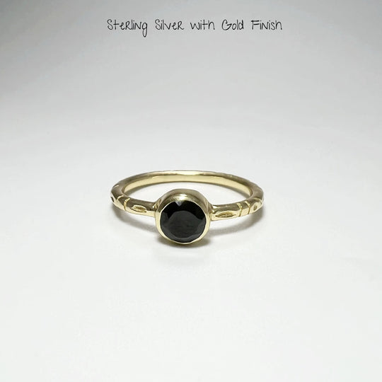 Black Onyx Ring - Rocks and Gems Canada
