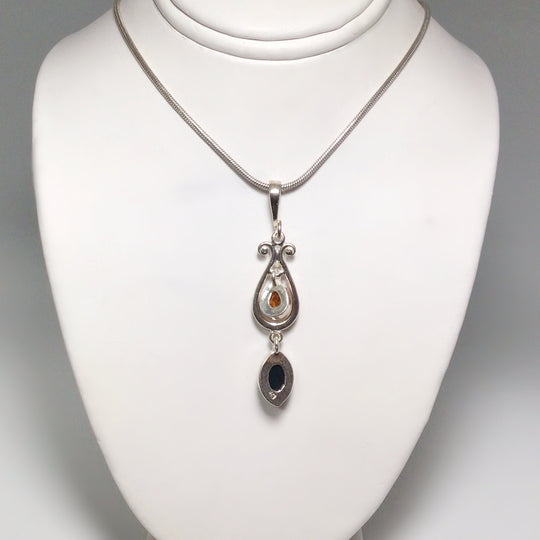 Mixed Amber Pendant - Rocks and Gems Canada