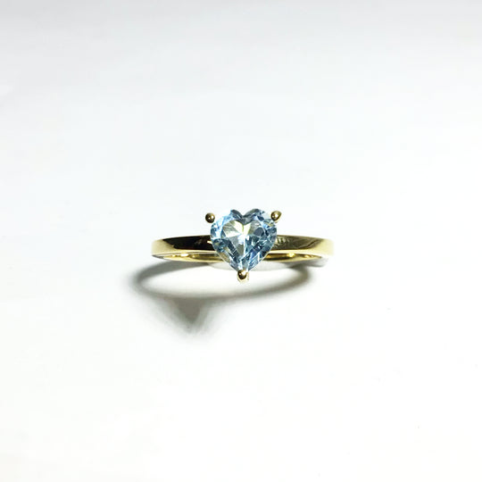 Blue Topaz Ring - Rocks and Gems Canada