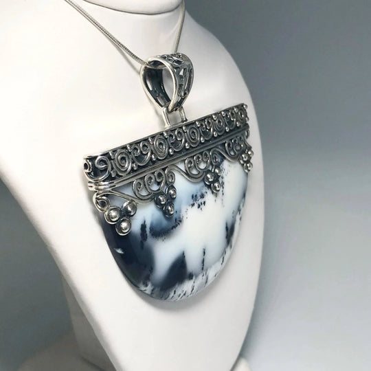 Dendritic Opal Pendant - Rocks and Gems Canada