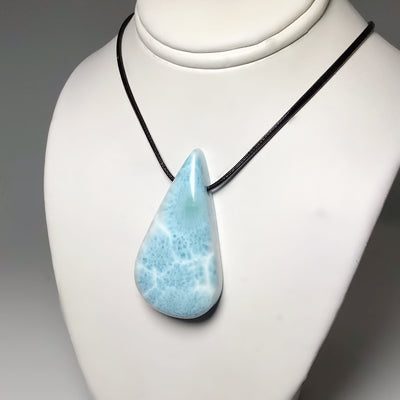 Larimar Drilled Pendant