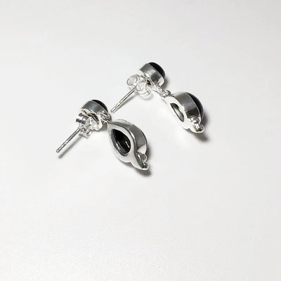 Black Onyx Stud Earrings