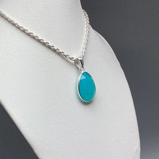 Paraiba Blue Onyx Pendant - Rocks and Gems Canada