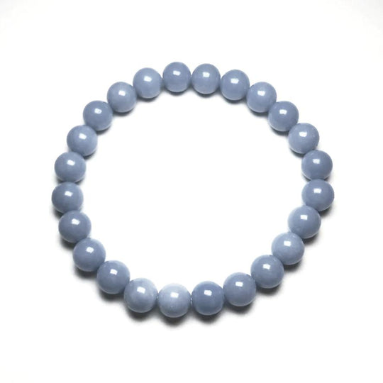 Angelite Beaded Bracelet - Rocks and Gems Canada