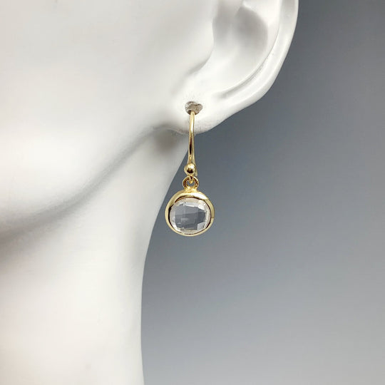 Quartz Dangle Earrings - Rocks and Gems Canada