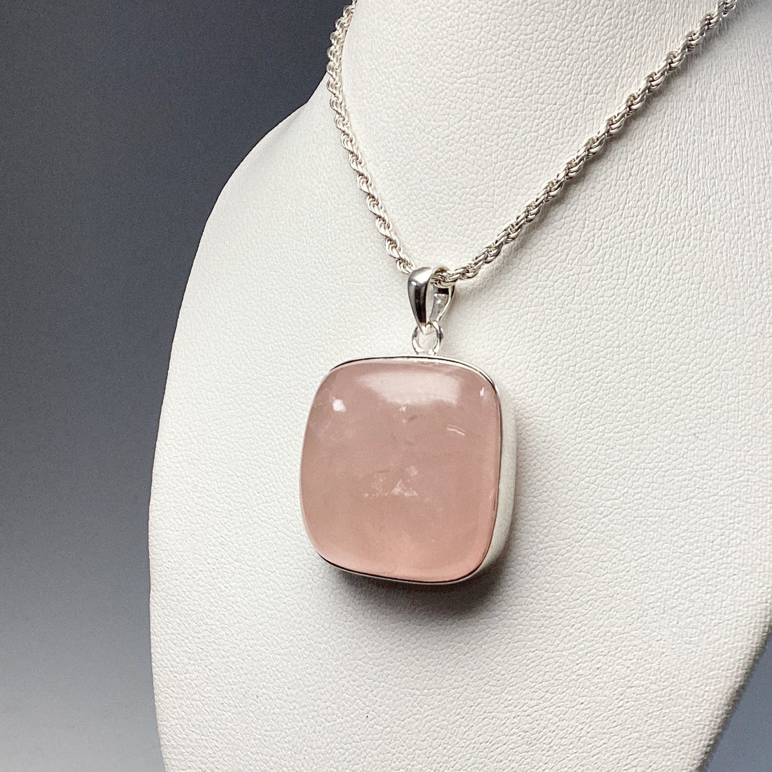 Rose Quartz Pendant - Rocks and Gems Canada