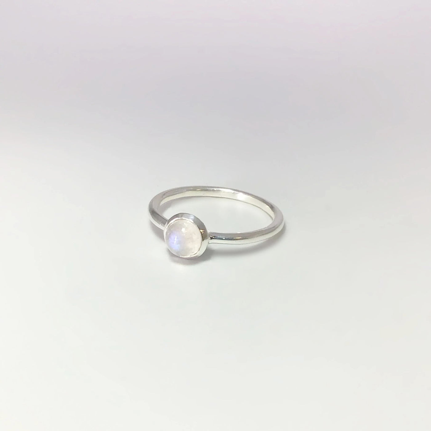 Rainbow Moonstone Ring