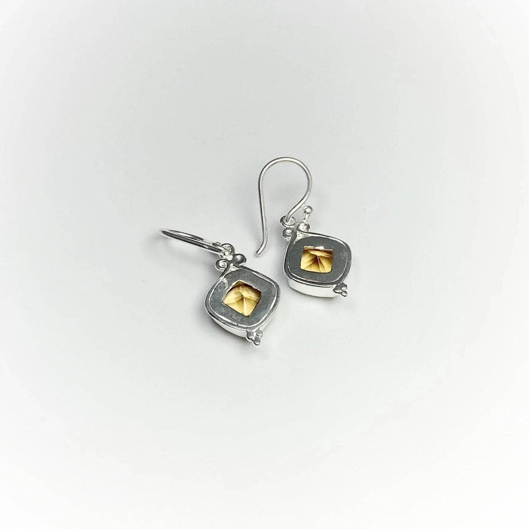 Citrine Dangle Earrings - Rocks and Gems Canada