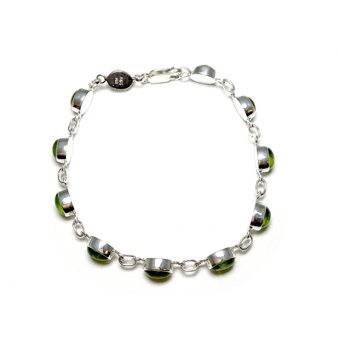 Peridot Sterling Silver Bracelet