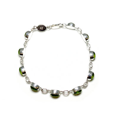 Peridot Sterling Silver Bracelet