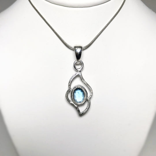 Blue Topaz Pendant - Rocks and Gems Canada