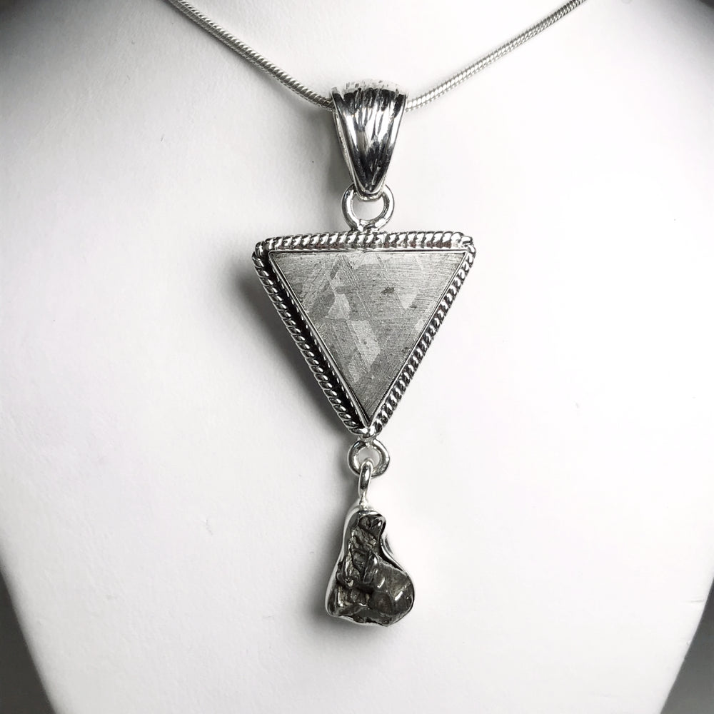 Muonionalusta and Campo Del Cielo Meteorite Pendant - Rocks and Gems Canada