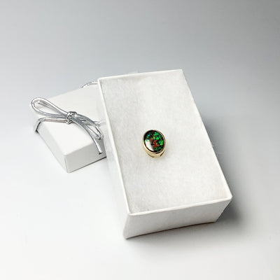 Alberta Ammolite 14K Gold Pendant